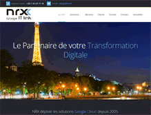 Tablet Screenshot of nrx.fr